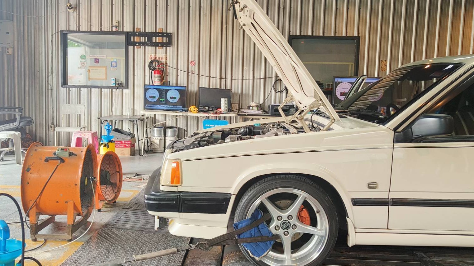 Volvo 940 แวน เครื่อง 1JZ-GE VVT-i ขึ้น Dyno Test