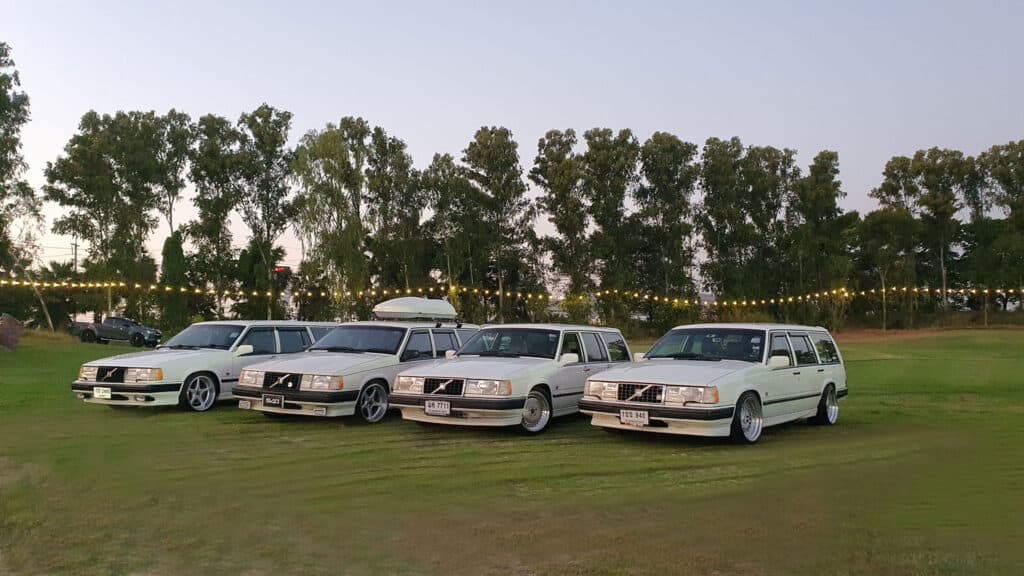 รีวิว Volvo 940 แวนสีขาว ในงาน Amata Spring Classic d’Elegance 2023