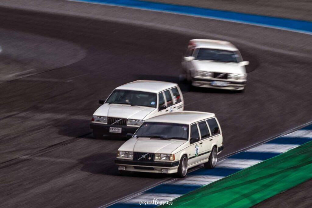 Volvo 940 แวน ลงสนามช้างในงาน Chang Classic Car Revival 2024
