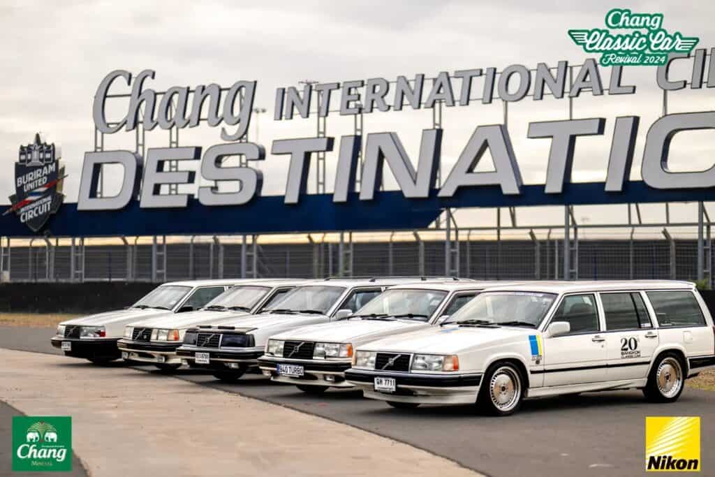 Volvo 940 แวน ลงสนามช้างในงาน Chang Classic Car Revival 2024