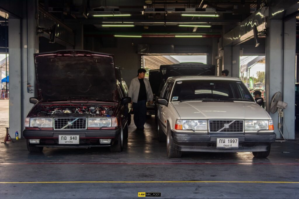 Volvo 940 Turbo ในงาน Chang Classic Car Revival 2025 บนสนามช้าง บุรีรัมย์